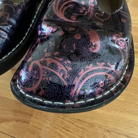 Alegria Donna Electric Paisley Professional Clogs Size 41 - Picture 6 of 12